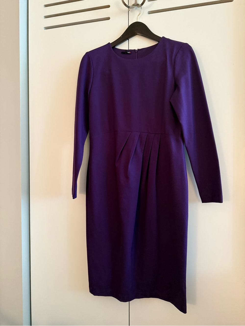 One Forty8 by Lafayette 148 New York Vibrant Purple Long Sleeve Dress